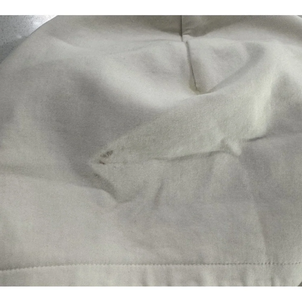 GAP Kids Hoodie Girls XXL 14-16 Ivory Half Zip Fleece Hooded Sweatshirt